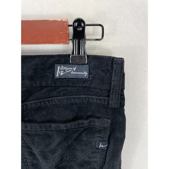 Citizens of Humanity‎ Jeans Birkin Stretch Low Waist Wide Leg Size 27 Black - Picture 7 of 13